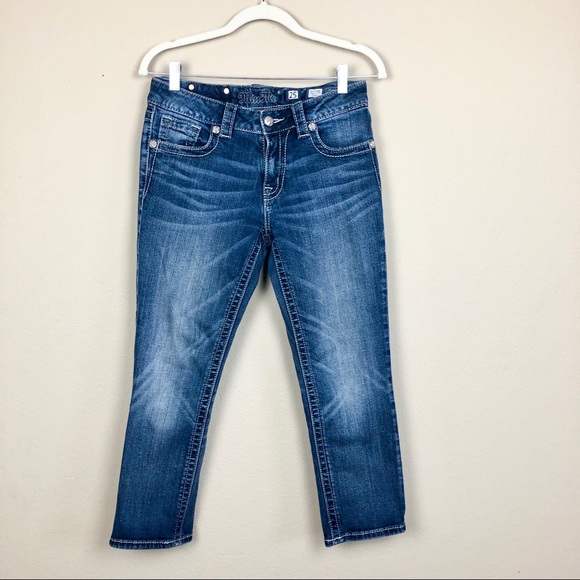 Miss Me Denim - Miss Me Distressed Boyfriend Capri Jeans 25